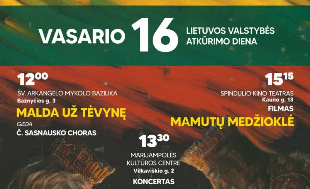 Švęskime Lietuvos gimtadienį kartu