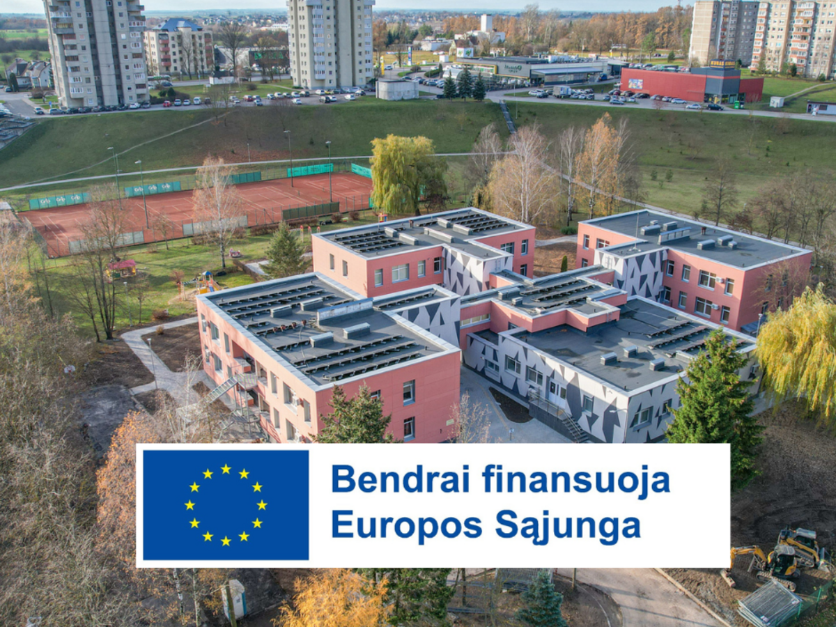 Marijampolėje kuriamos šiuolaikiškos visos dienos mokyklos erdvės