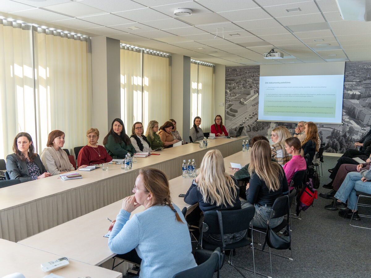 Diskutuota apie pagalbos į namus ir dienos socialinės globos paslaugas bei jų administravimo...