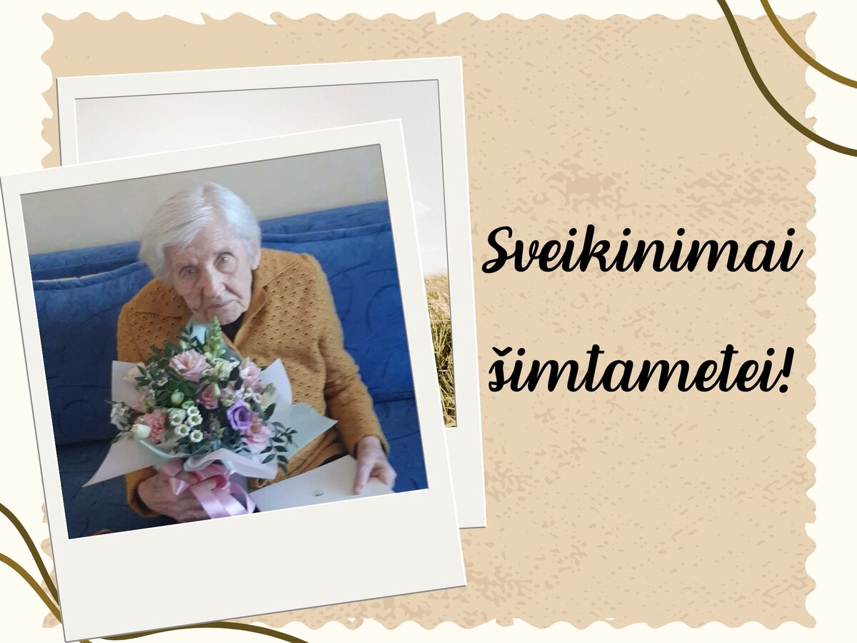 Sveikiname 100-ojo gimtadienio proga