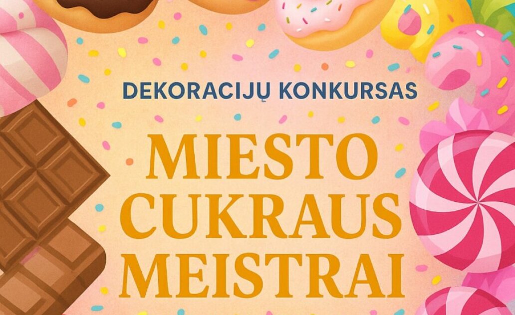 Cukruotas miestas – tavo rankose!