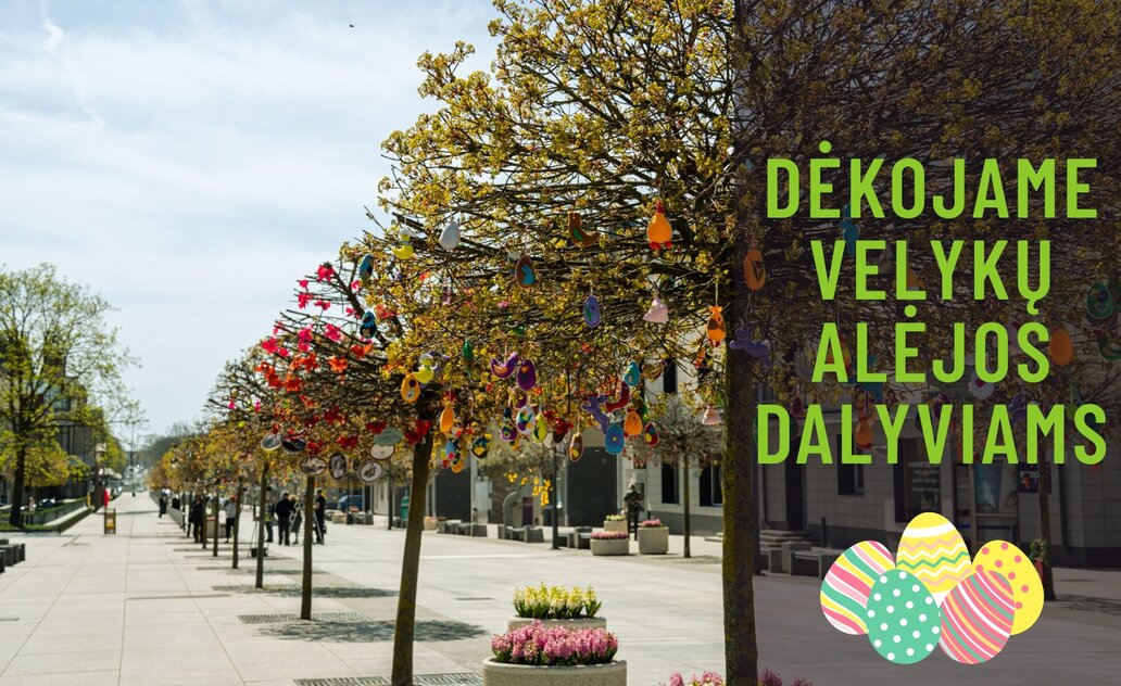 Dėkojame Velykų alėjos dalyviams