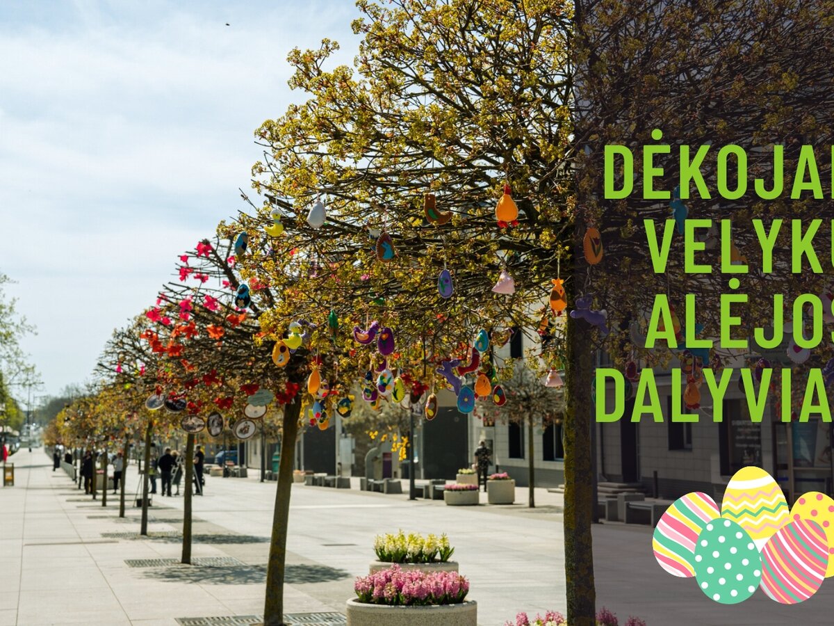 Dėkojame Velykų alėjos dalyviams