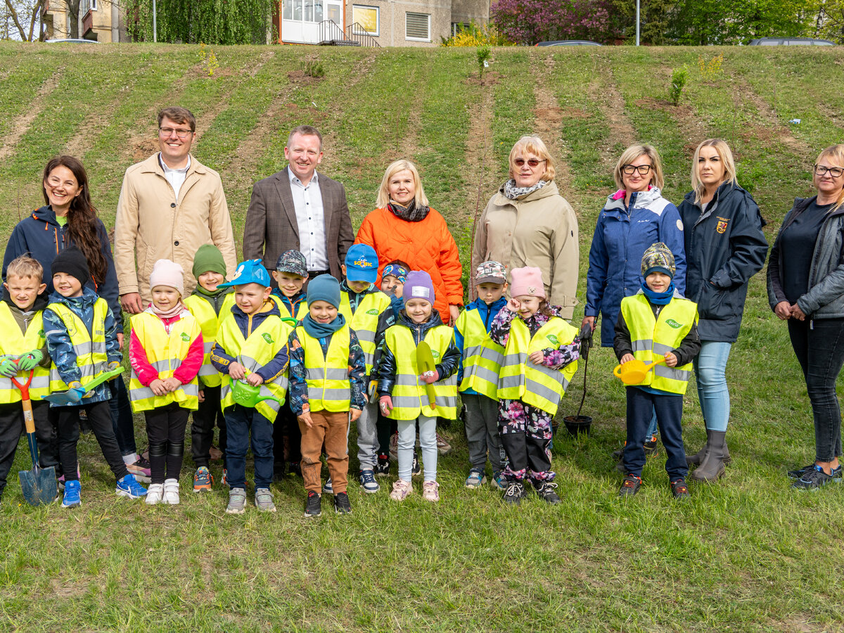 Marijampolėje tęsiama žaliųjų erdvių plėtra