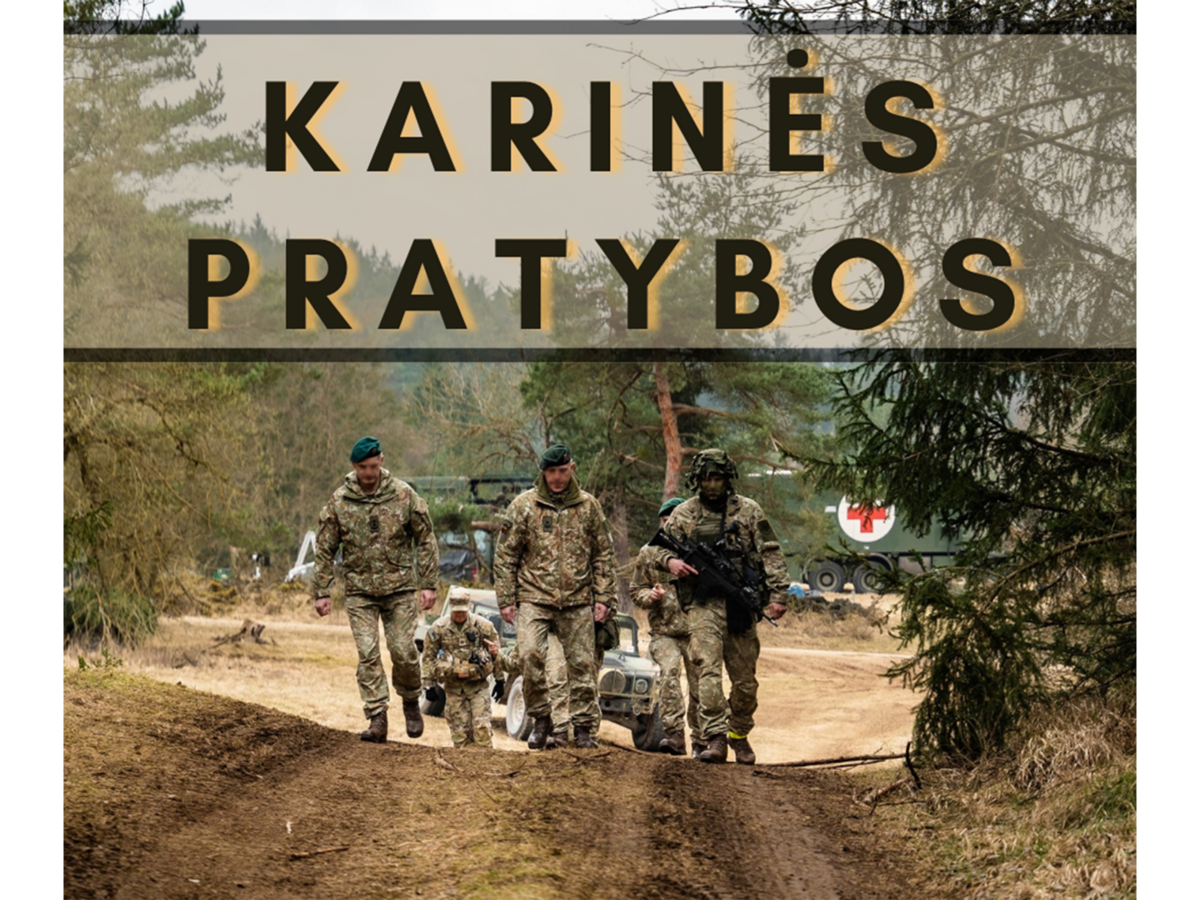 Informacija apie karių pratybas