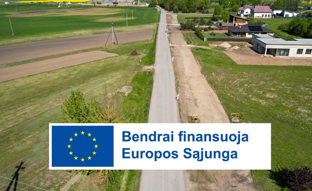Skaisčiūnuose pradedamas svarbus infrastruktūros projektas – kuriami patogūs pėsčiųjų ir dviračių...