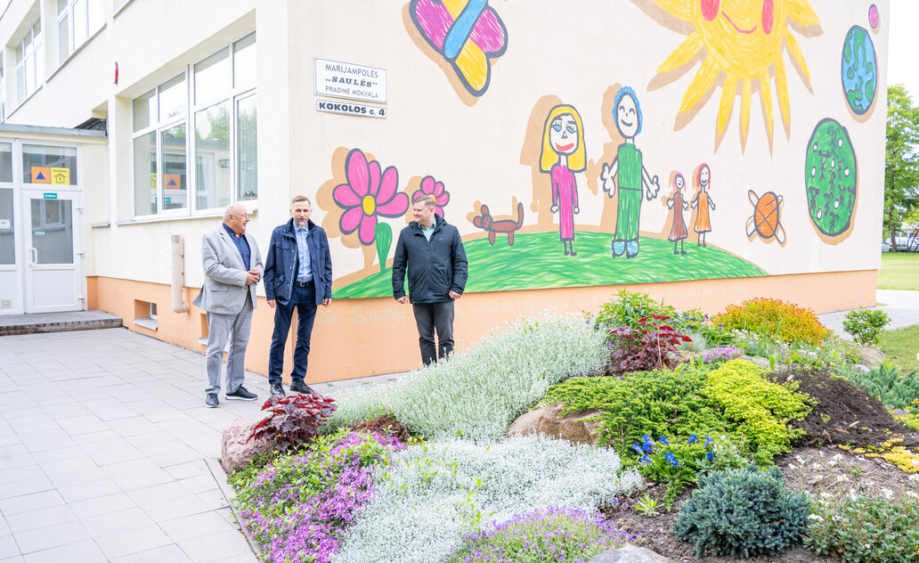 Dėmesys švietimo įstaigoms – Marijampolės „Saulės“ pradinė mokykla