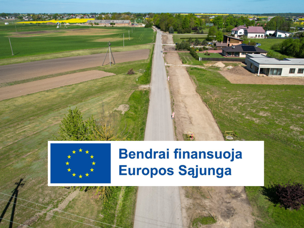 Skaisčiūnuose pradedamas svarbus infrastruktūros projektas – kuriami patogūs pėsčiųjų ir dviračių...