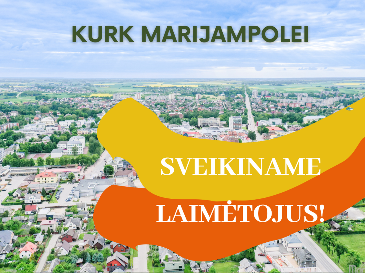 Gyventojai kuria savo kraštui: paaiškėjo konkurso „Kurk Marijampolei“ nugalėtojai!
