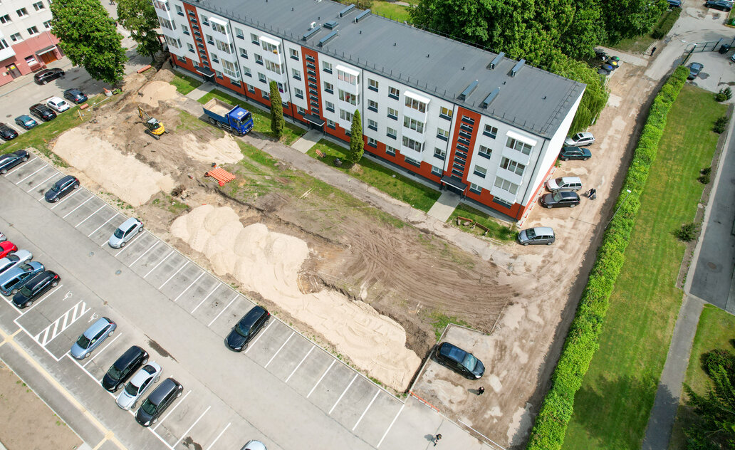 Marijampolėje statomos dvi naujos automobilių stovėjimo aikštelės, kurios padidins patogumą...