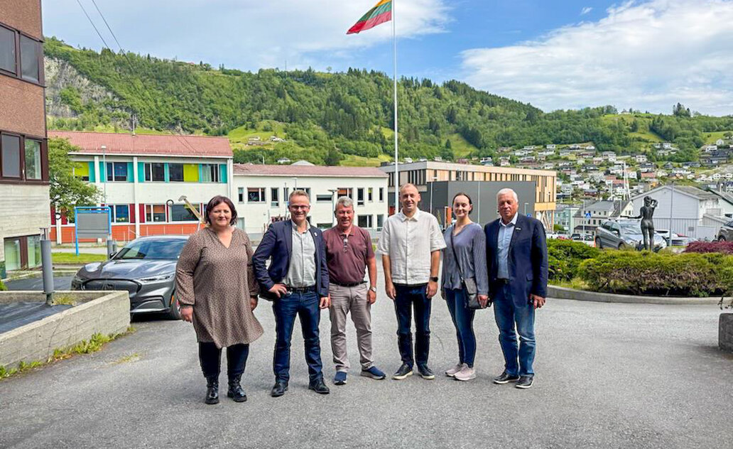 Marijampolės savivaldybės delegacija lankėsi Norvegijos mieste Kvame