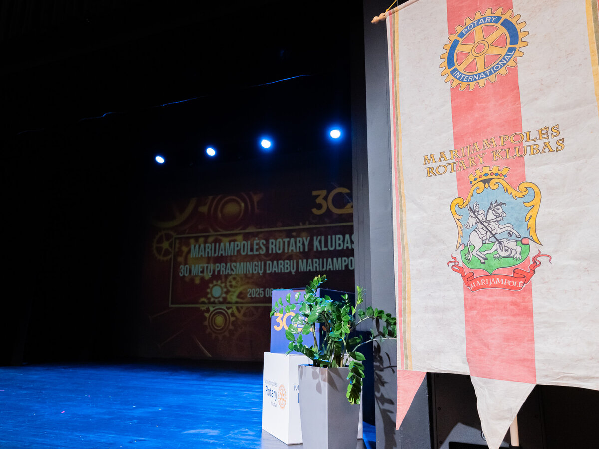 Marijampolės Rotary klubui – 30 metų! 