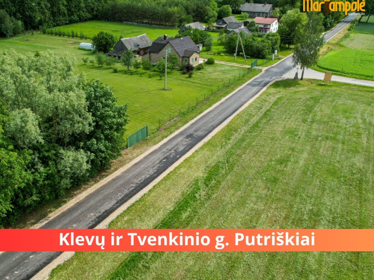 Kelių remontas Putriškių kaime