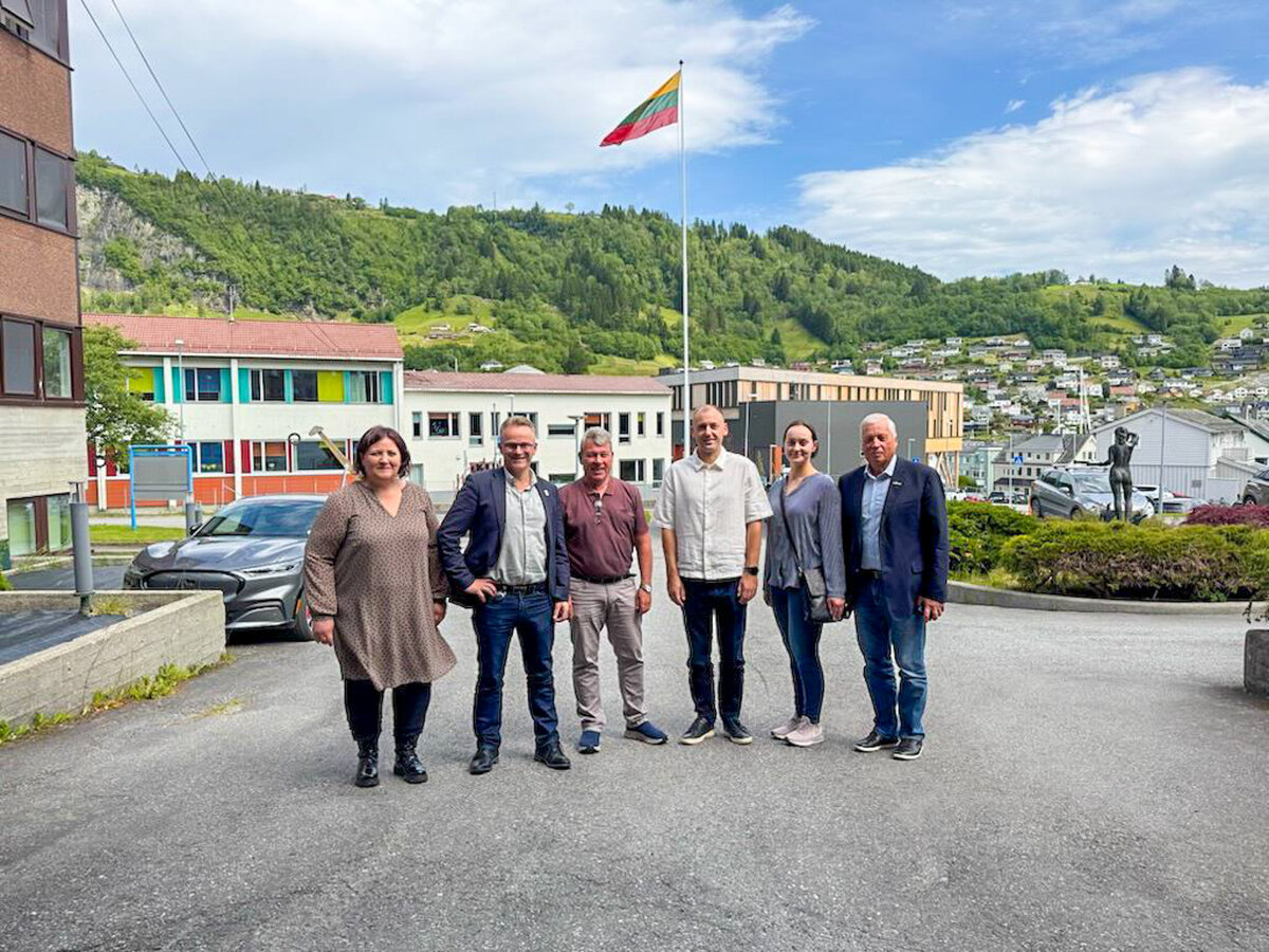Marijampolės savivaldybės delegacija lankėsi Norvegijos mieste Kvame