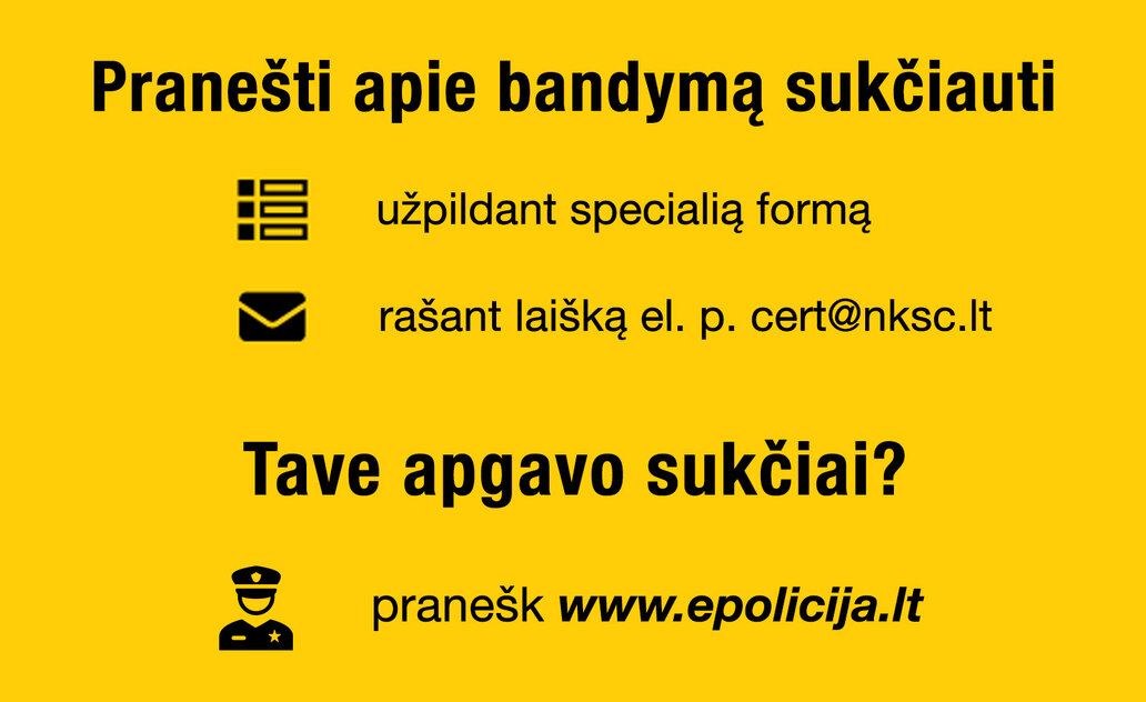 Dėl priemonių sukčiavimo prevencijai stiprinti