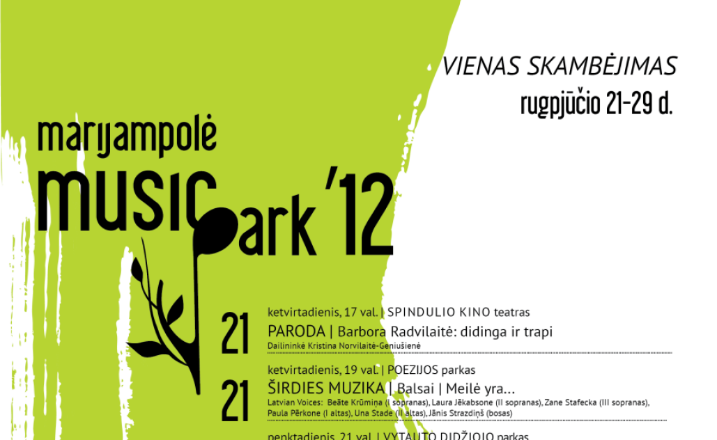 Vienas skambėjimas – Marijampolės erdvėse susiliejančios muzikos istorijos
