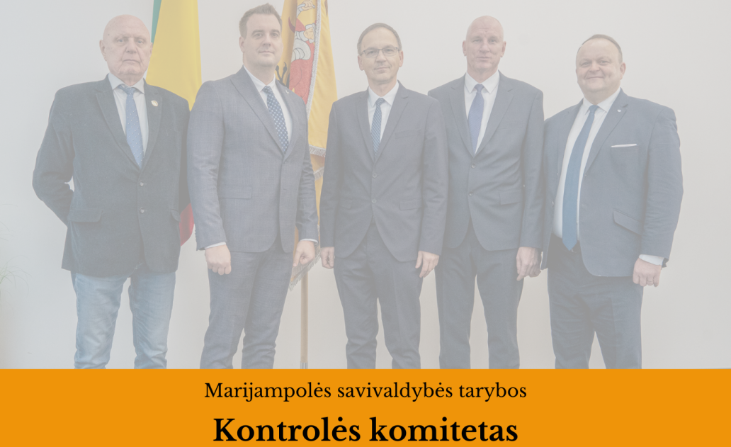 2025-09-25 Marijampolės savivaldybės tarybos Kontrolės komiteto posėdis