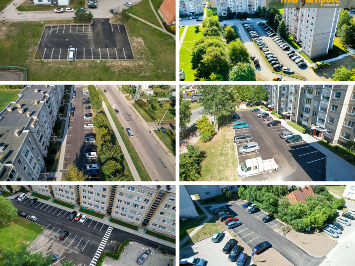 Informacija daugiabučių namų gyventojams: kaip įsirengti ar atnaujinti automobilių stovėjimo...