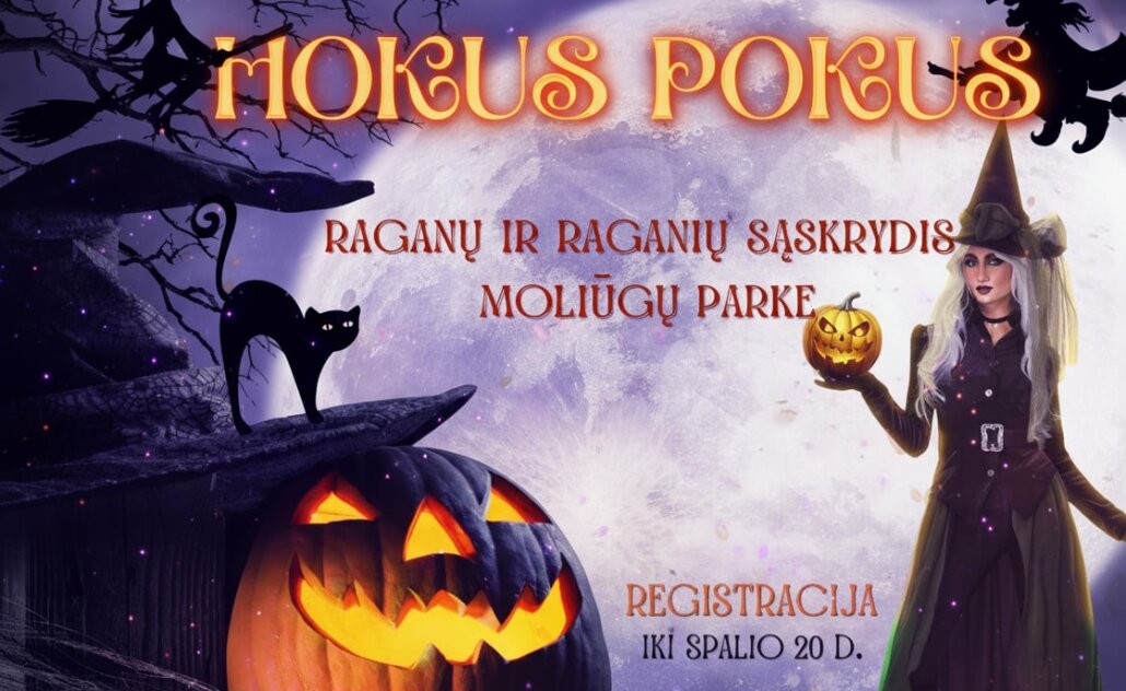 HOKUS POKUS! RAGANŲ IR RAGANIŲ SĄSKRYDIS MARIJAMPOLĖJE! 
