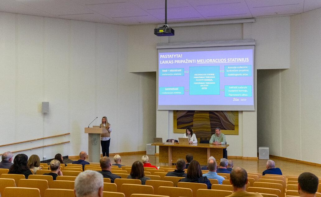 Savivaldybių atstovai diskutavo apie melioracijos valstybinės priežiūros tobulinimą