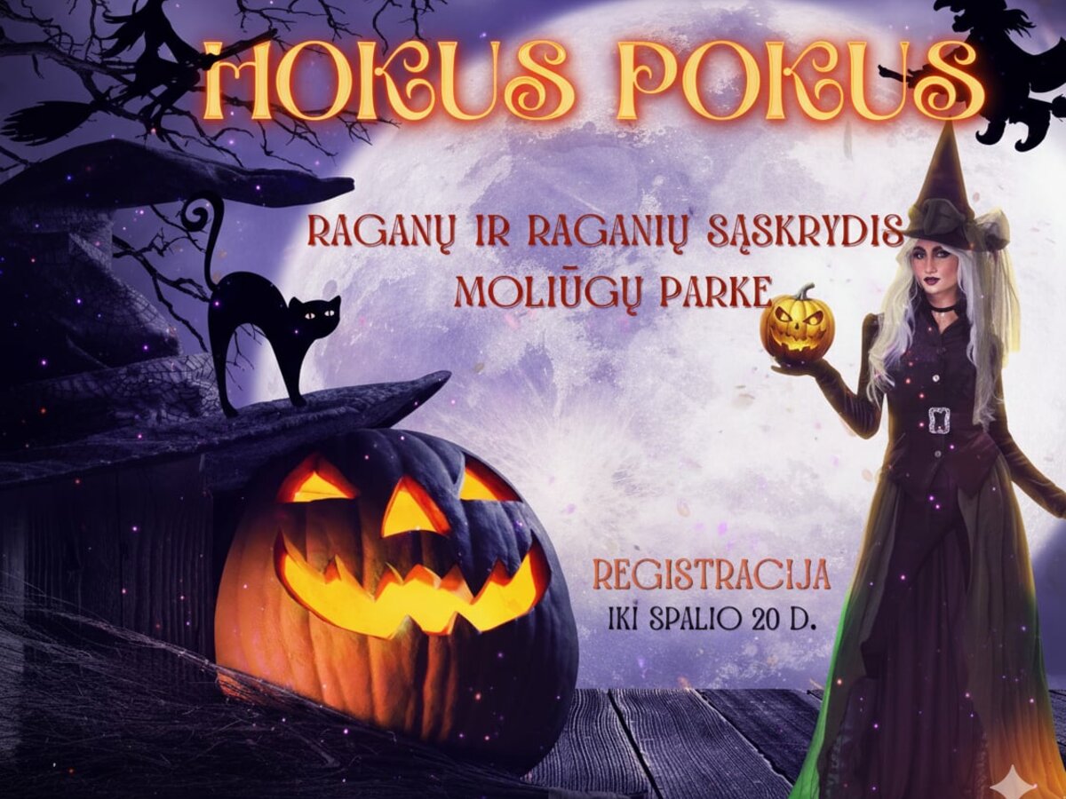 HOKUS POKUS! RAGANŲ IR RAGANIŲ SĄSKRYDIS MARIJAMPOLĖJE! 