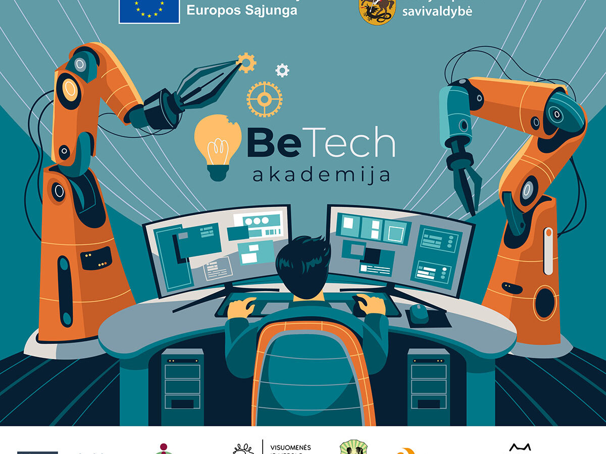 Marijampolėje startuoja du jaunimui skirti technologijų projektai – „BeTech akademija“ ir...