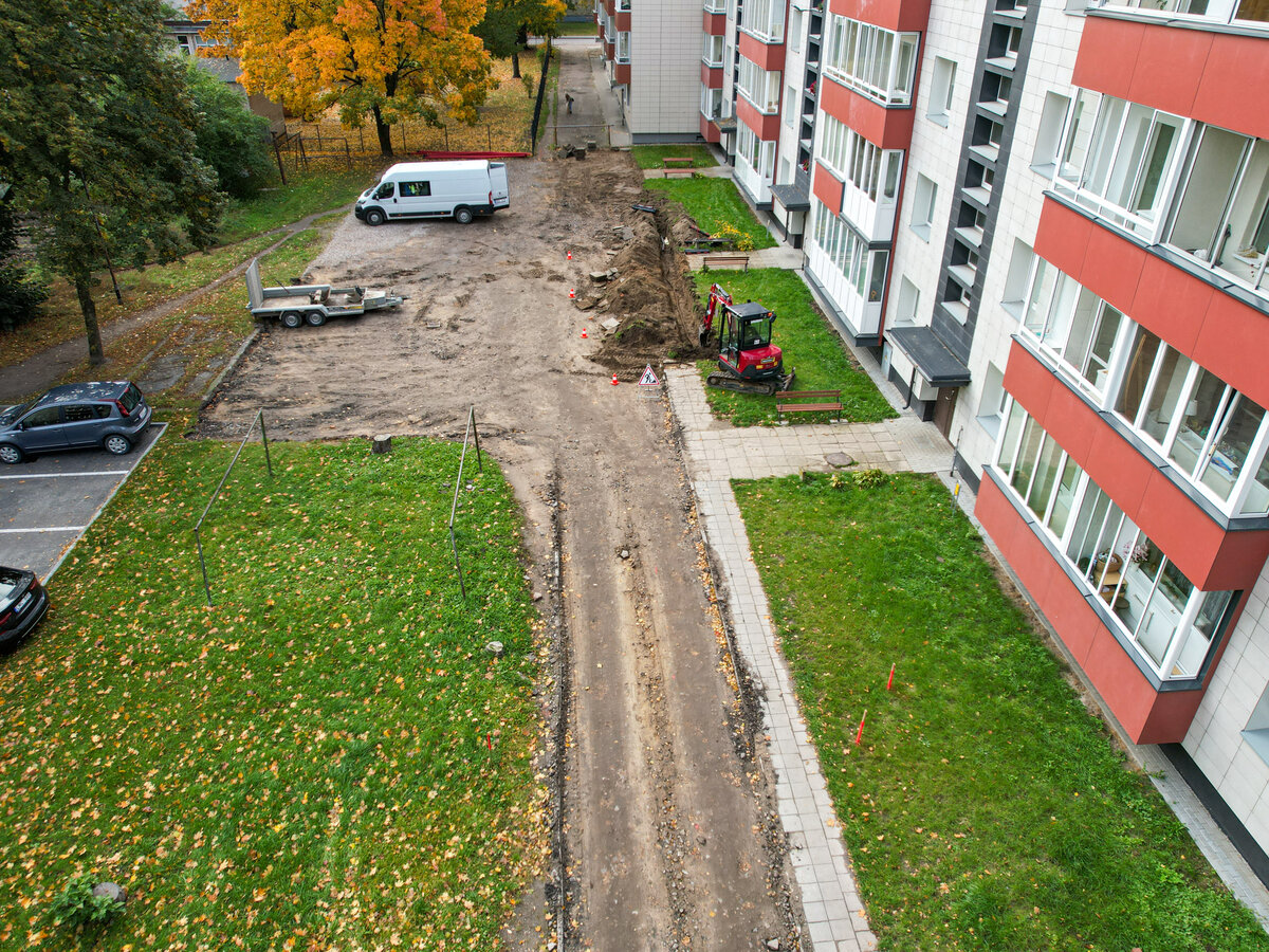 Marijampolėje tvarkomos dar dvi automobilių stovėjimo aikštelės