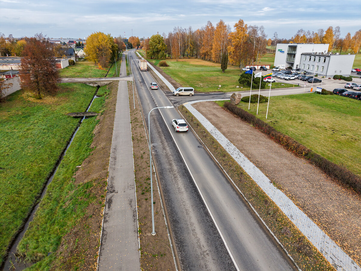 Baigta Vasaros gatvės rekonstrukcija – moderni, saugi ir patogi visiems eismo dalyviams