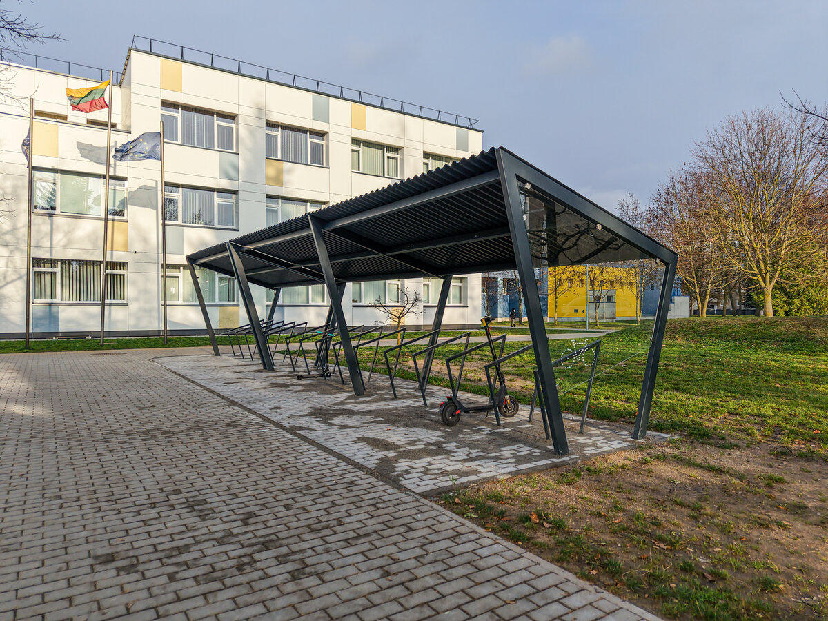 Marijampolė stiprina darnaus judumo infrastruktūrą mokykloms