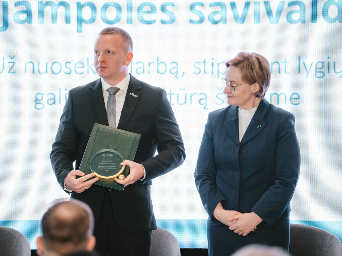 Marijampolė įvertinta nacionaliniu mastu: konferencijoje „Pirmas žingsnis – lygios galimybės“...