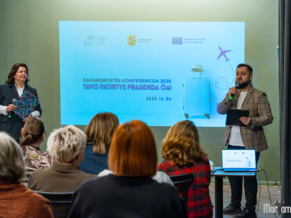 Savanorystės konferencija „Tavo patirtys prasideda čia“ sutelkė bendruomenišką ir aktyvų jaunimą