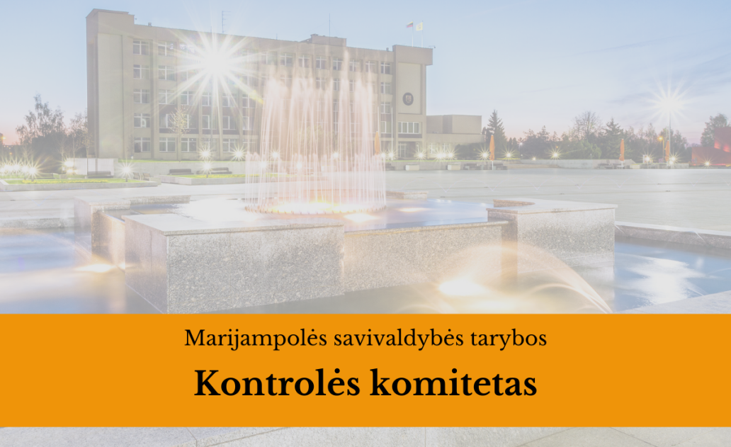 2026-01-29 Marijampolės savivaldybės tarybos Kontrolės komiteto posėdis