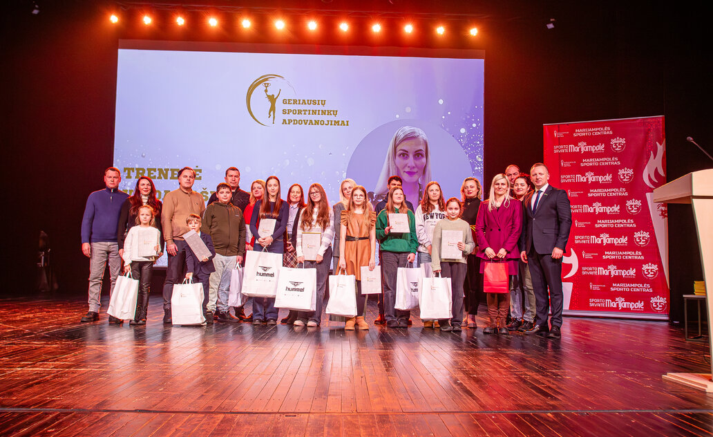 Apdovanoti geriausi 2025 metų Marijampolės sporto centro sportininkai