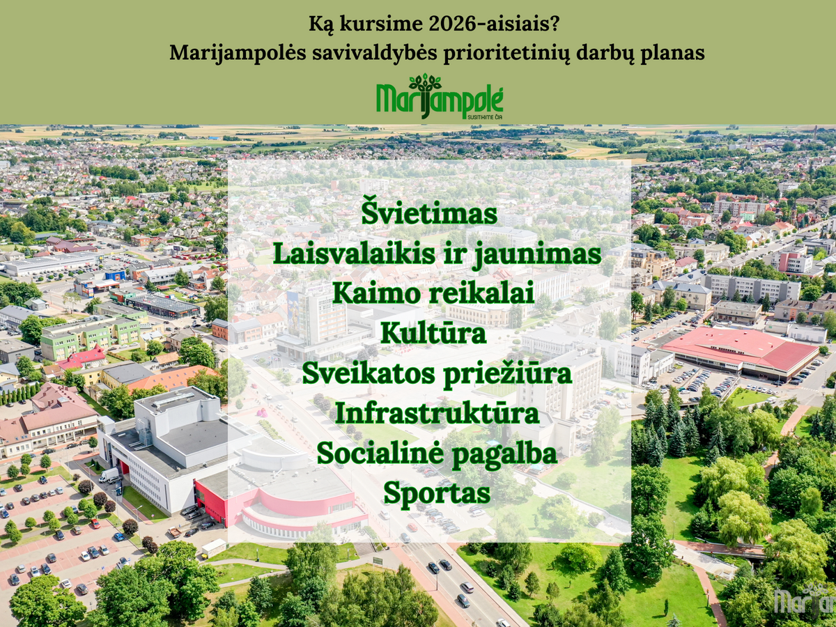 Ką kursime 2026-aisiais?