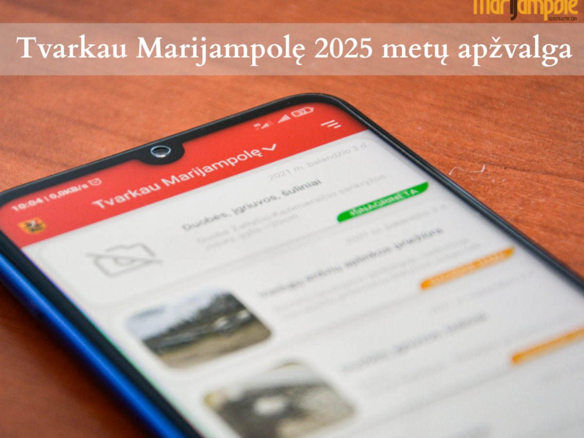 Nuo kasdienių pastebėjimų iki gražesnės aplinkos: „Tvarkau Marijampolę“ 2025 metų apžvalga