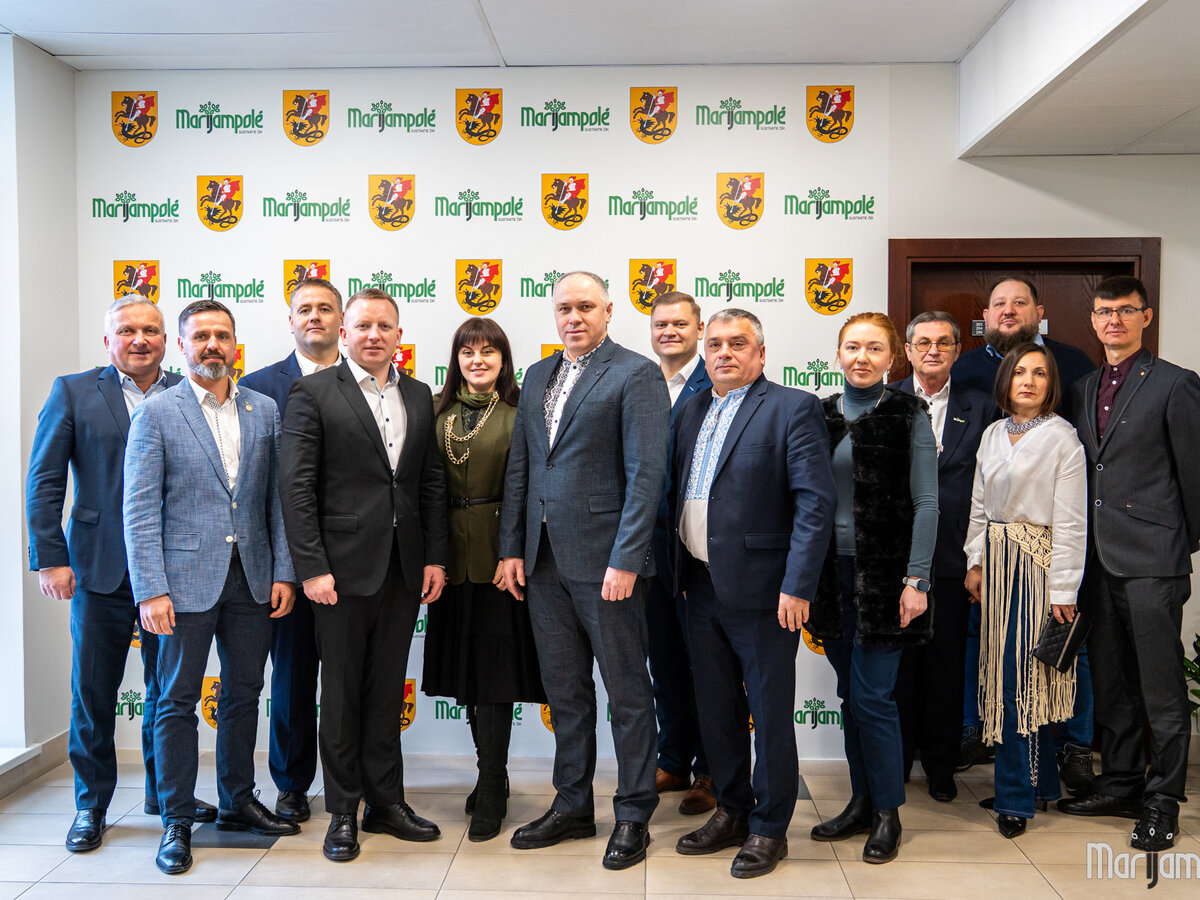 Šeptyckio delegacijos vizitas Marijampolėje: draugystė, grįsta solidarumu