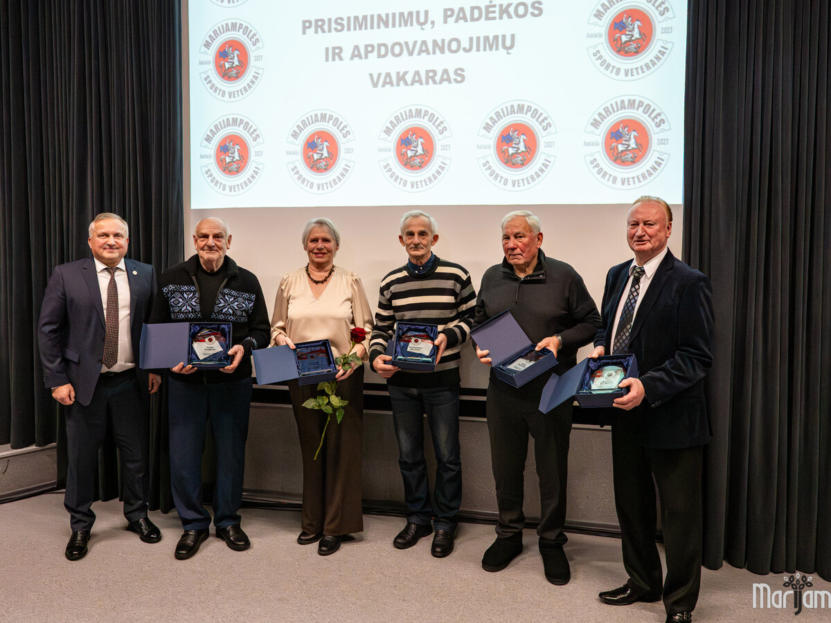 Jubiliejinis sporto veteranų vakaras Marijampolėje – pagarba patirčiai, bendrystei ir miesto...
