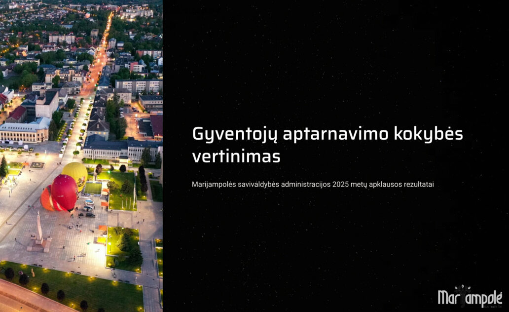 Klausomės, vertiname, tobulėjame: 2025 metų gyventojų apklausų rezultatai