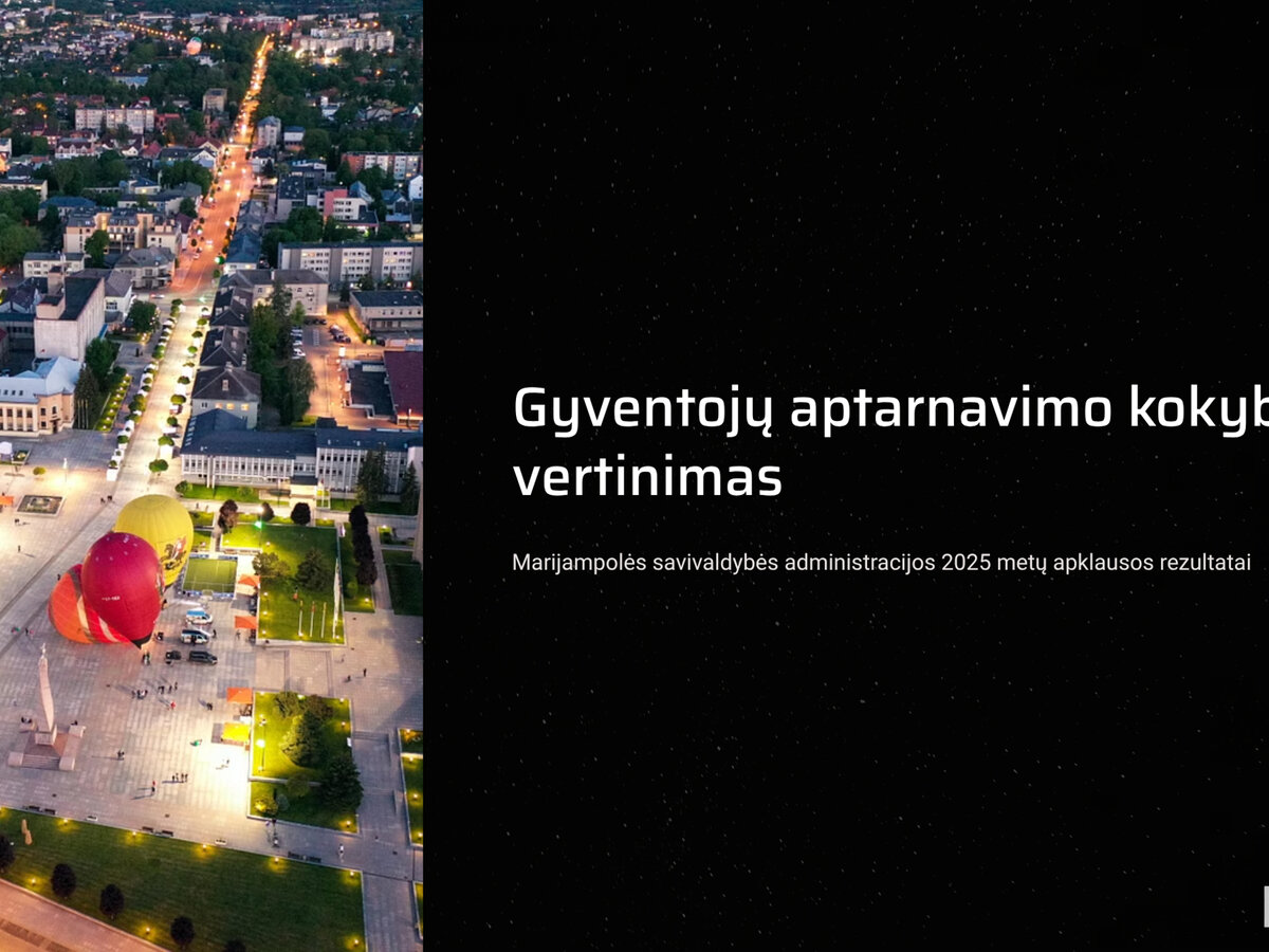 Klausomės, vertiname, tobulėjame: 2025 metų gyventojų apklausų rezultatai