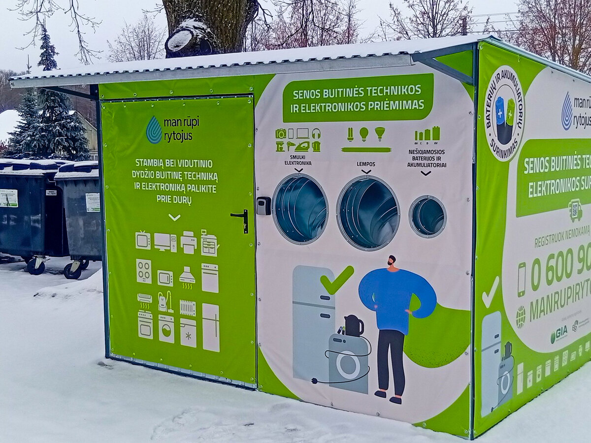 Liudvinavo ir Sasnavos gyventojams – patogesnės galimybės atsakingai atsikratyti elektronikos...