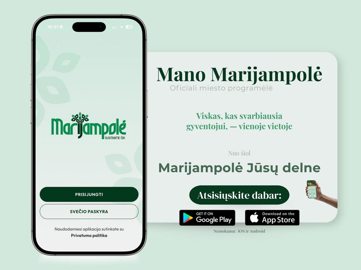 Marijampolė – tavo delne? Taip!