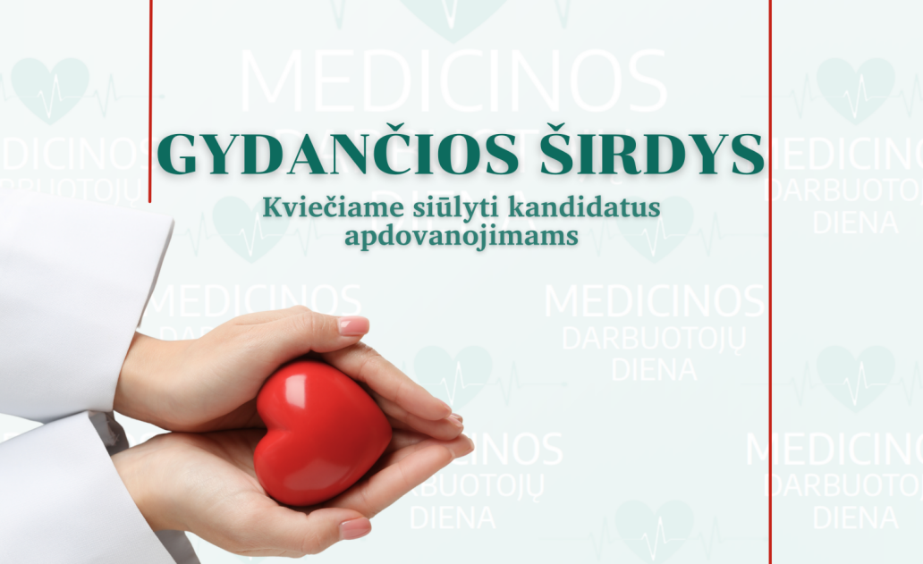 Kviečiame siūlyti kandidatus apdovanojimams „Gydančios širdys“