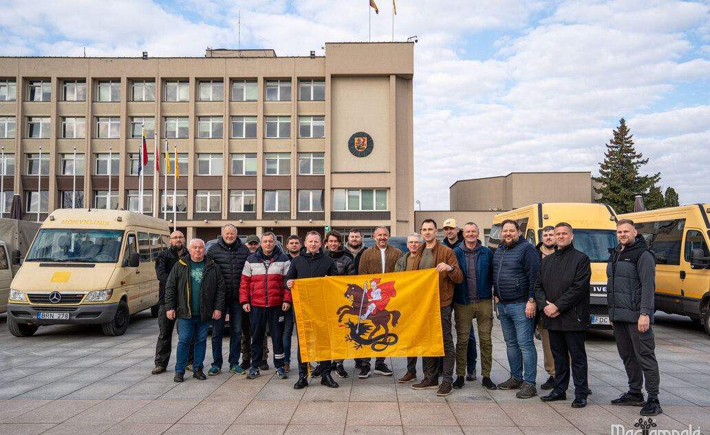 Iš Marijampolės – su viltimi į Ukrainą