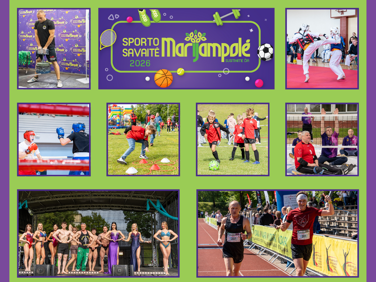Tapkite SPORTO SAVAITĖS 2026 dalimi – organizuokite savo veiklą!