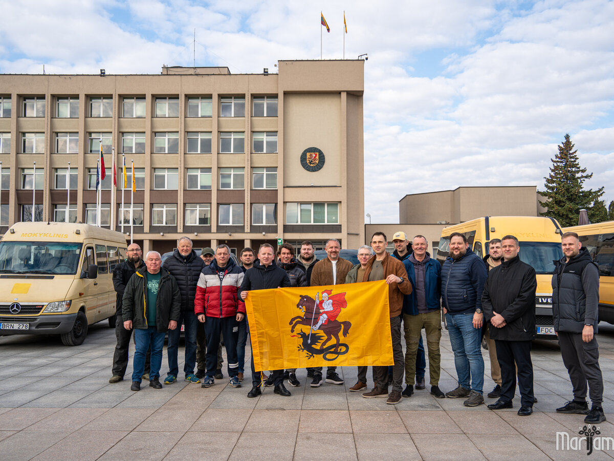 Iš Marijampolės – su viltimi į Ukrainą