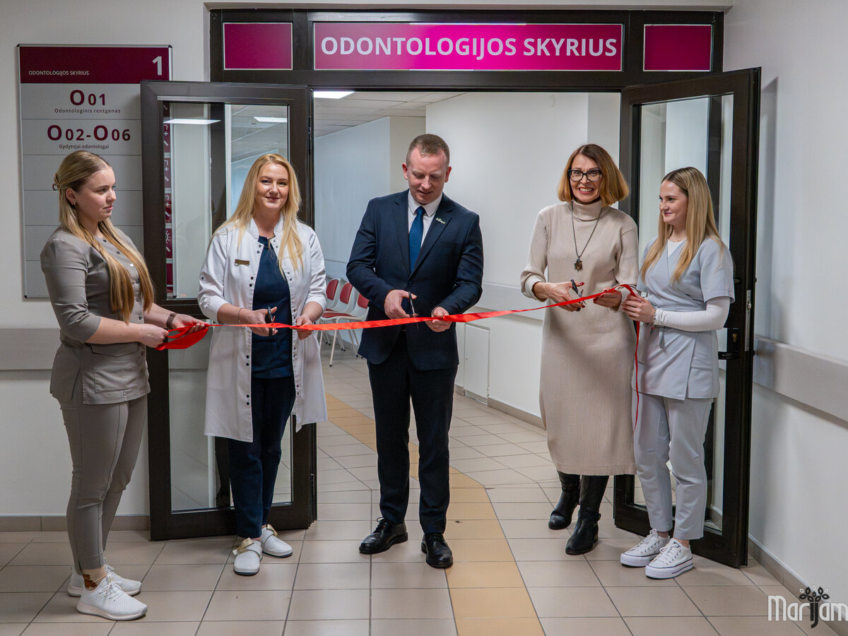 Marijampolėje atnaujinti PSPC skyriai atveria naujas galimybes kokybiškesnei sveikatos priežiūrai