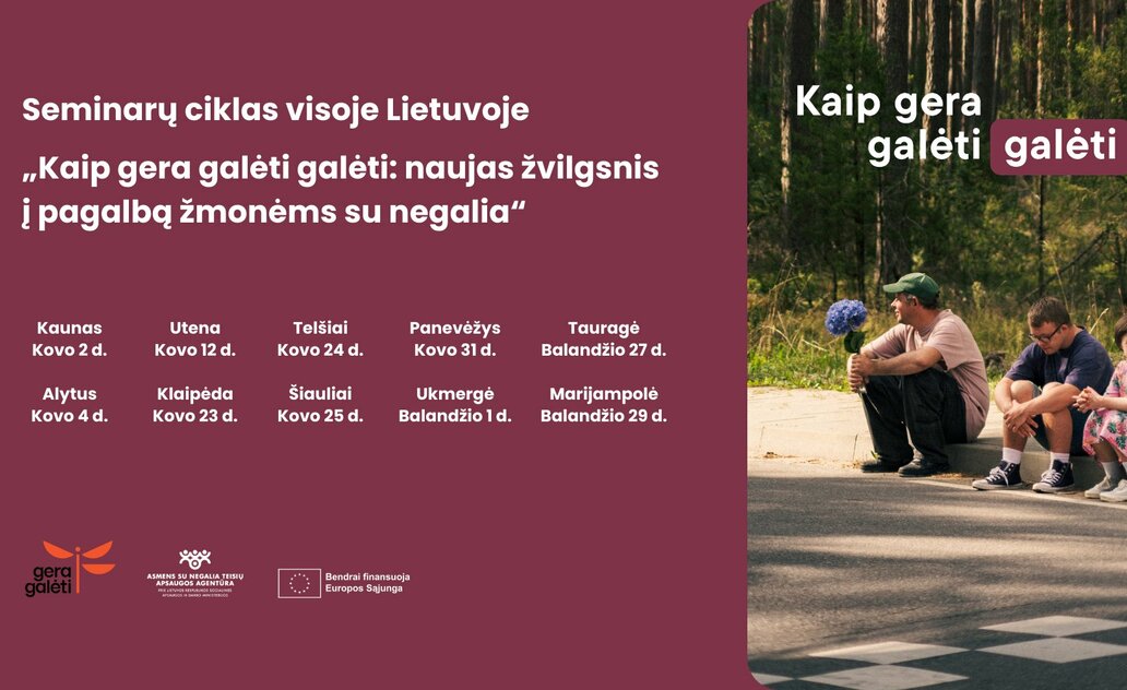 Naujas žvilgsnis į pagalbą žmonėms su negalia