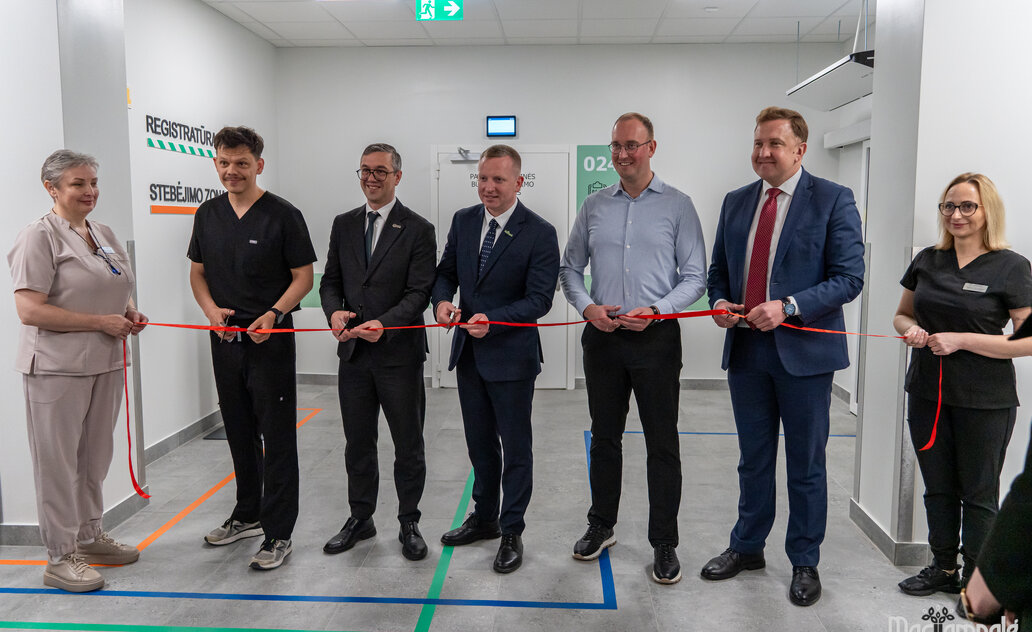 Modernizuoti Marijampolės ligoninės skyriai: kokybiškesnė ir greitesnė gyvybiškai svarbi pagalba...