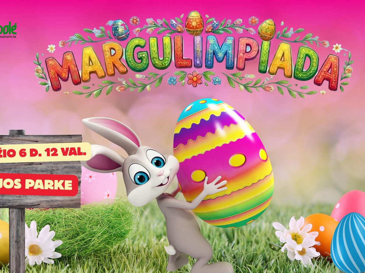 Kviečiame į smagiausią Velykų nuotykį – MARGULIMPIADĄ! 