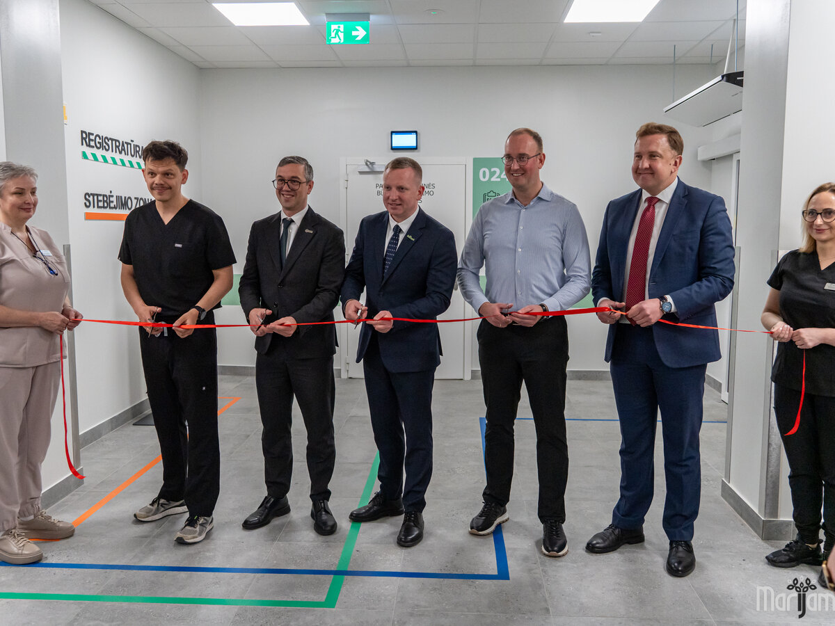 Modernizuoti Marijampolės ligoninės skyriai: kokybiškesnė ir greitesnė gyvybiškai svarbi pagalba...